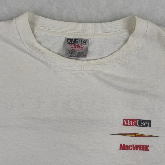 Oneita Other - Vintage Mac User Mac Week Tshirt Size XL The Winners Club Single Stitch